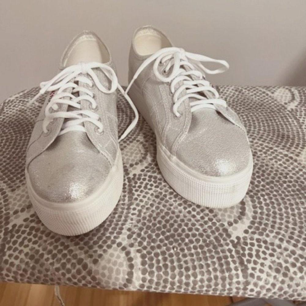 Superga Women's platform Tennis shoes size 11